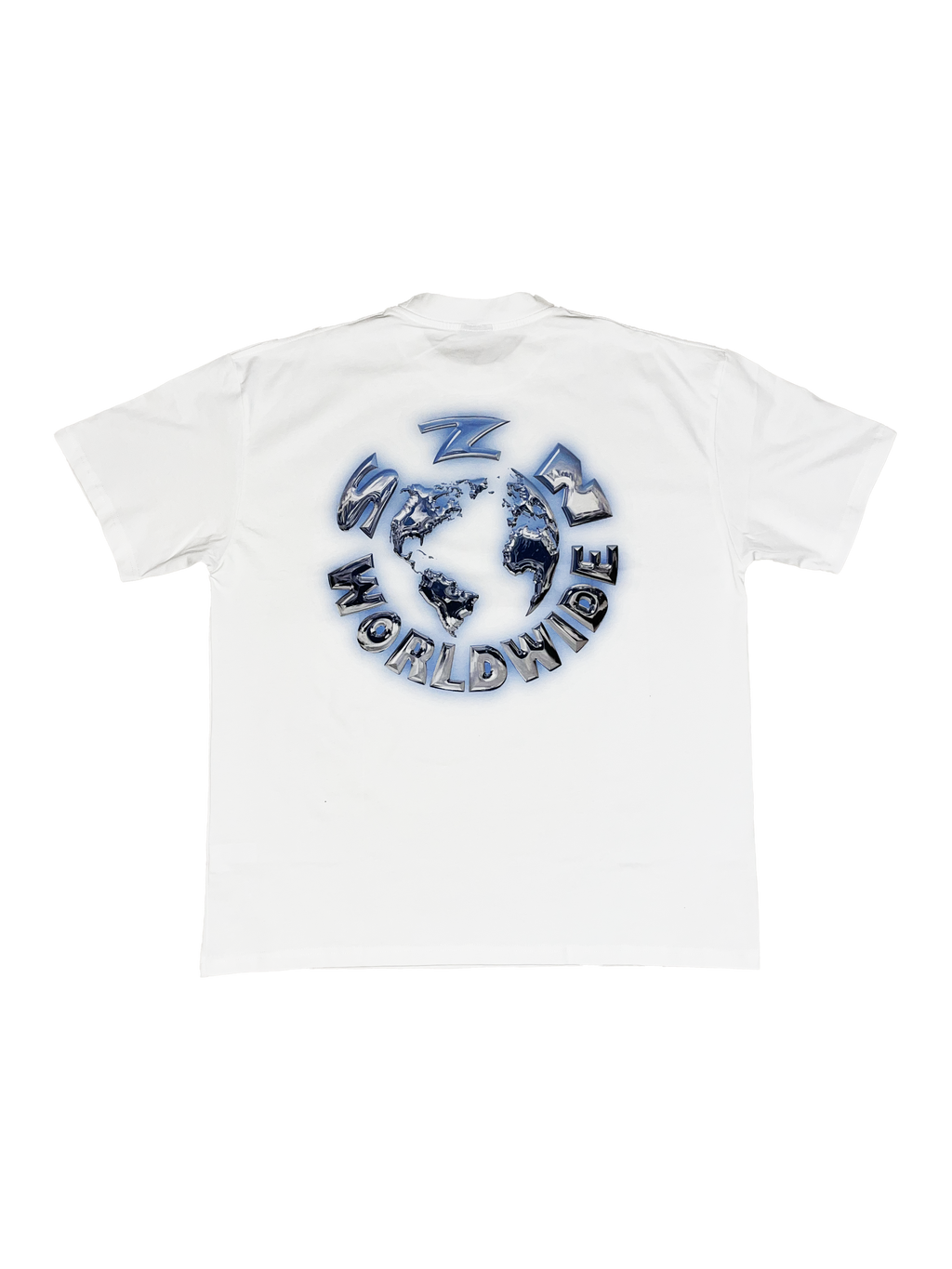 SWW CHROME LOGO TEE (WHITE)