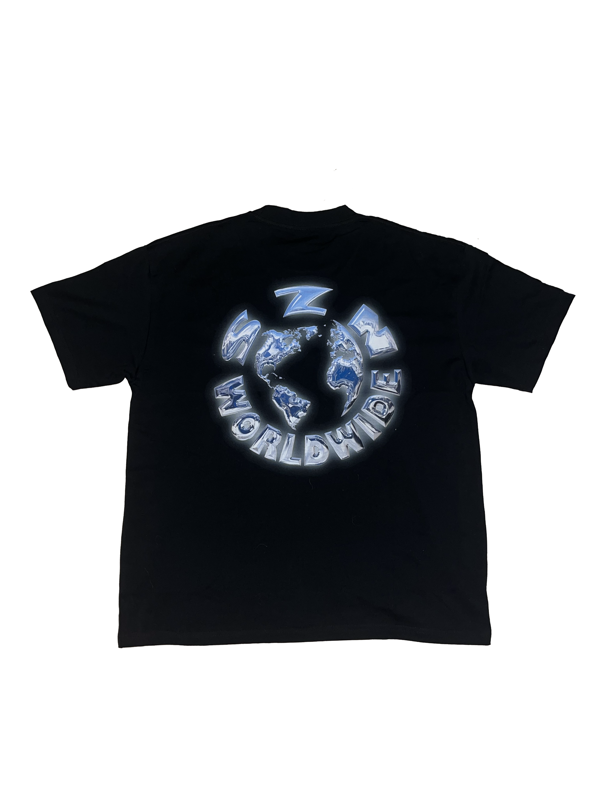 SWW CHROME LOGO TEE (BLACK)